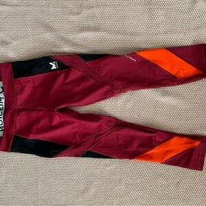 Mission Red and Orange Leggings Running Tights